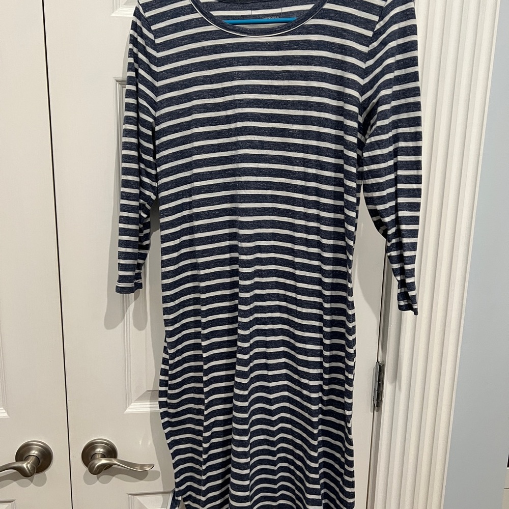 Medium, dress, knee length, blue